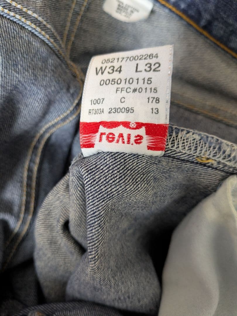Levi's 501 ストレートデニム W34 L32　j04