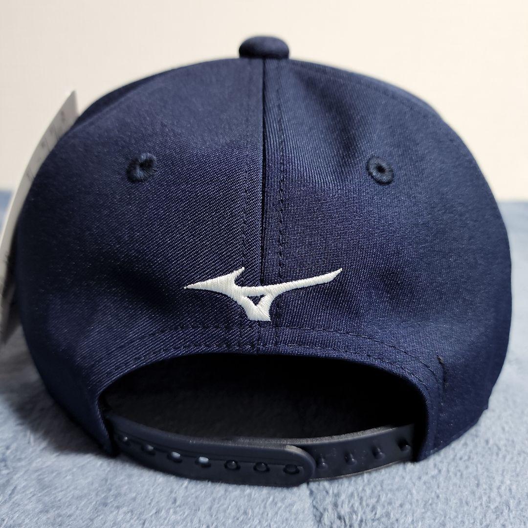 ミズノ　美津濃　MIZUNO　World Winマークキャップ　紺　新品未使用