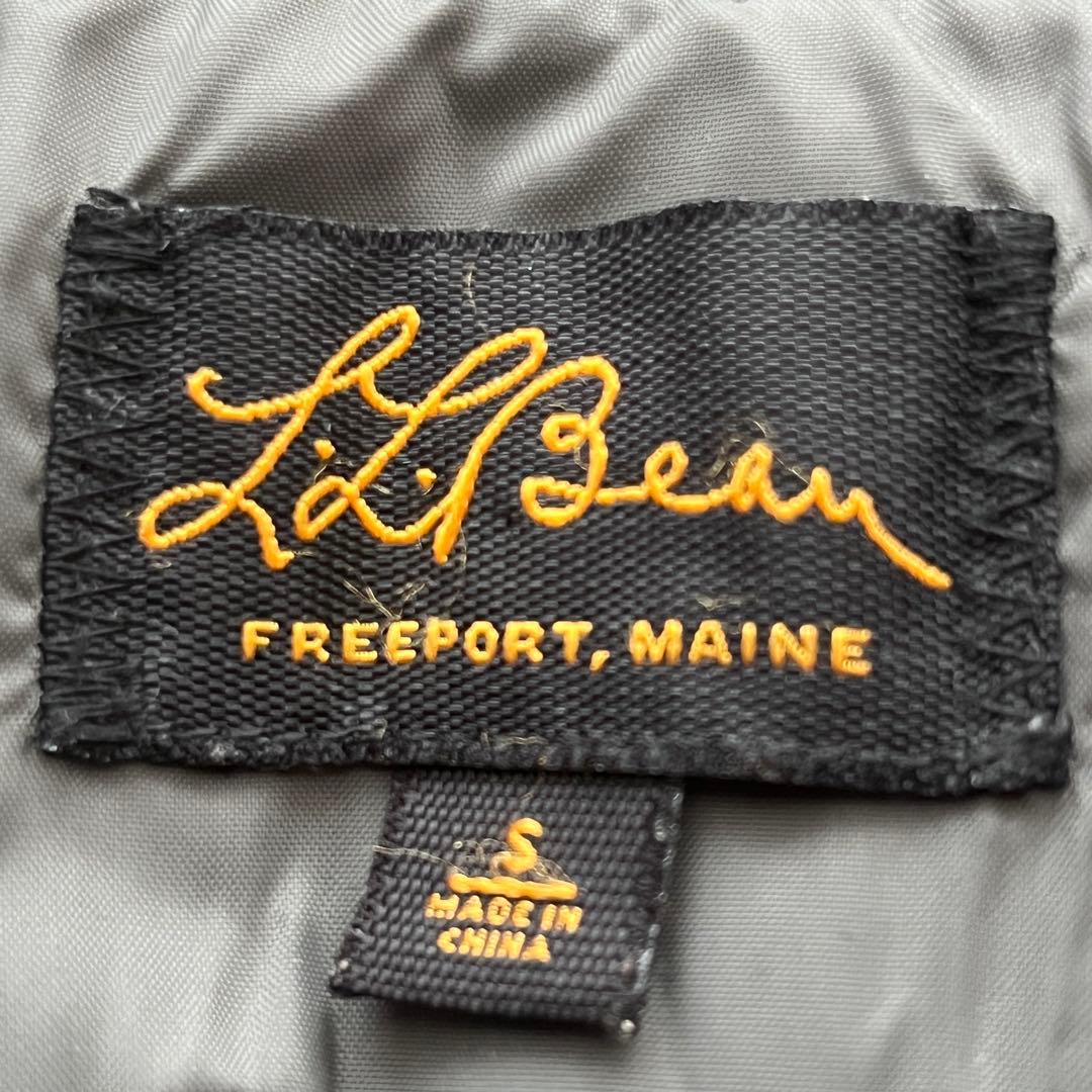 美品✨L.L.Bean エルエルビーン　 ダウン ベスト　筆記体タグ