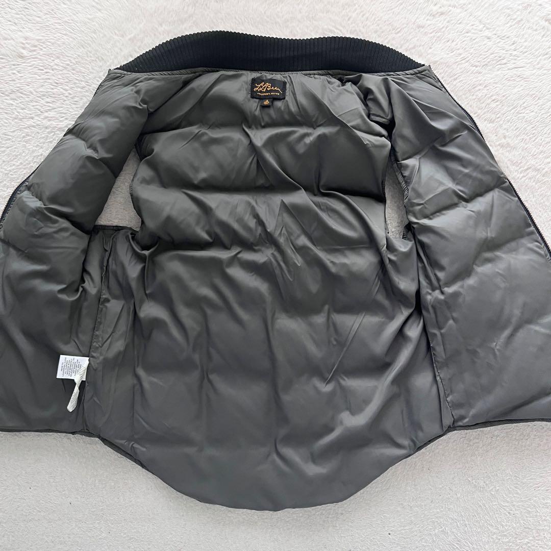 美品✨L.L.Bean エルエルビーン　 ダウン ベスト　筆記体タグ