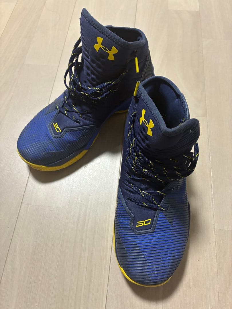 Under Armour SC30 バスケットシューズ ネイビー/イエロー