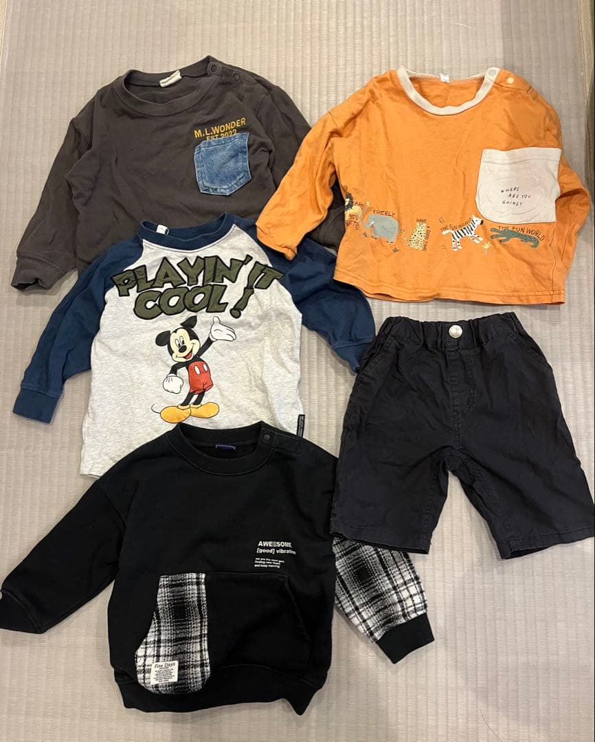 ミキハウス　ダブルビー ホットビスケッツ　長袖　パンツ