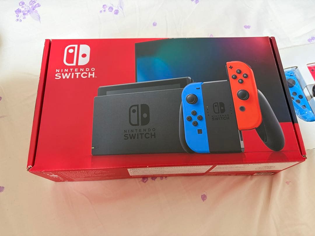 【美品】Nintendo Switch 本体バッテリー強化版 付属品全部