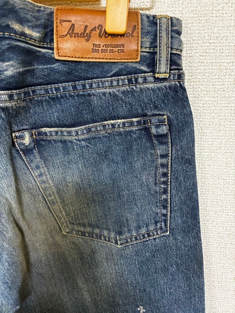 HYSTERIC GLAMOUR スタッズ付きドクロデニム　28 最終値下げ