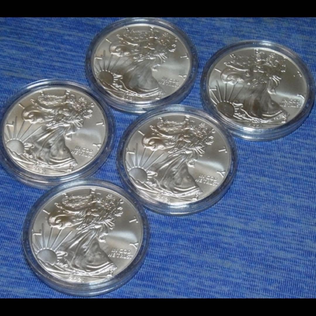 ウォーキングリバティ イーグル銀貨 2020 2021年 純銀 1オンス セット