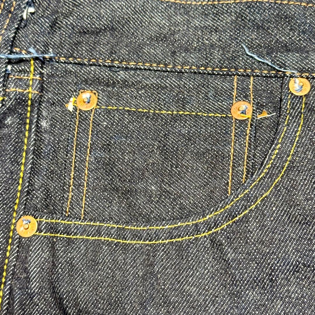 【未使用】ワンピースオブロック M-40 デニム W38
