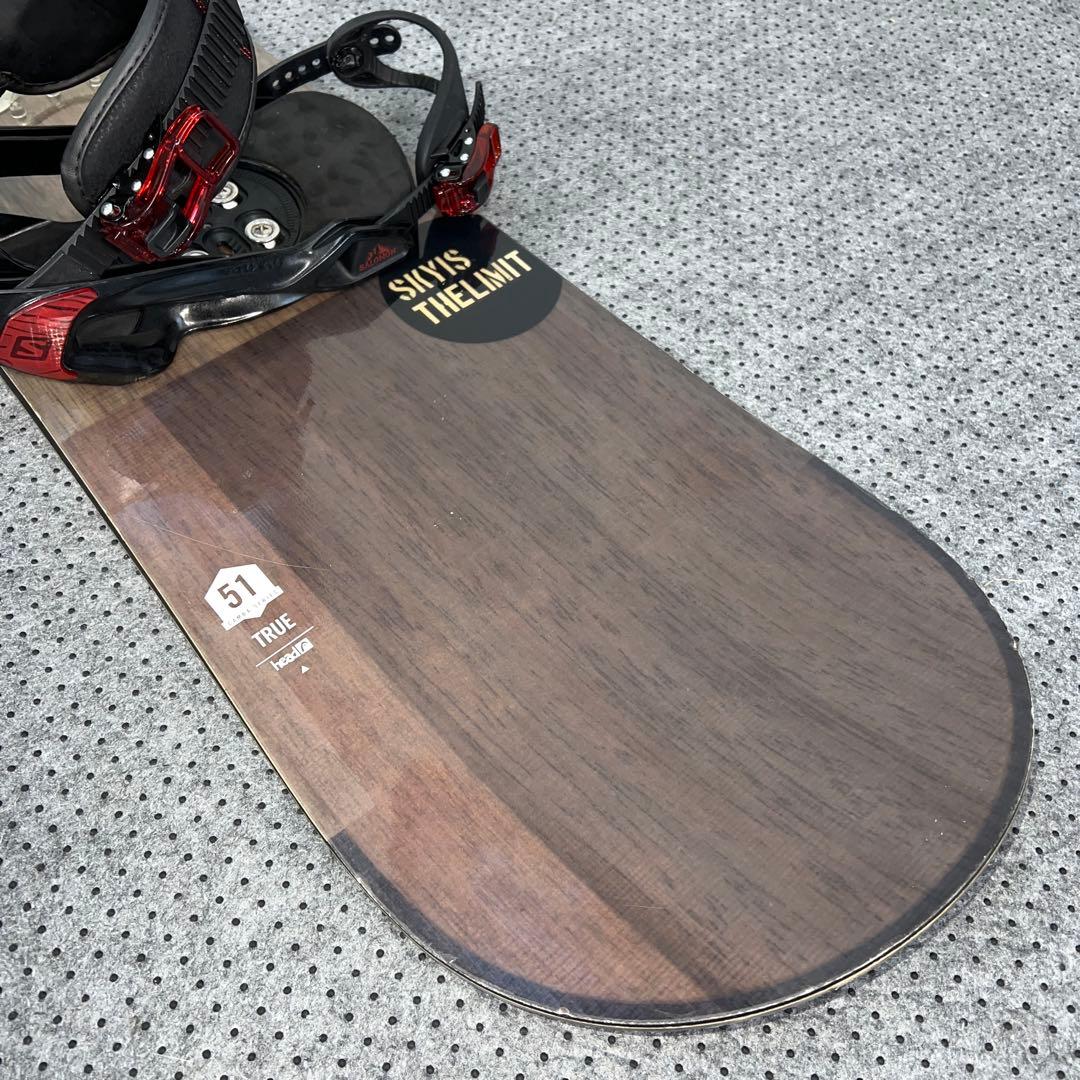 数回使用 151cm head TRUE×SALOMON PACT Mサイズ