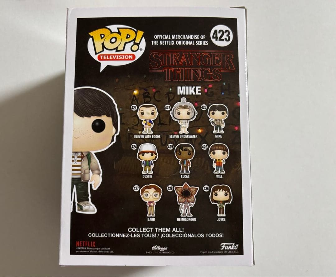 m*w様 ストレンジャーシングス Funko pop マイク 423
