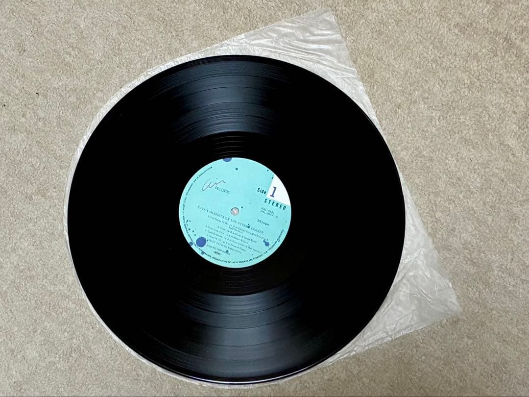 山下達郎「ON THE STREET CORNER」LPレコード