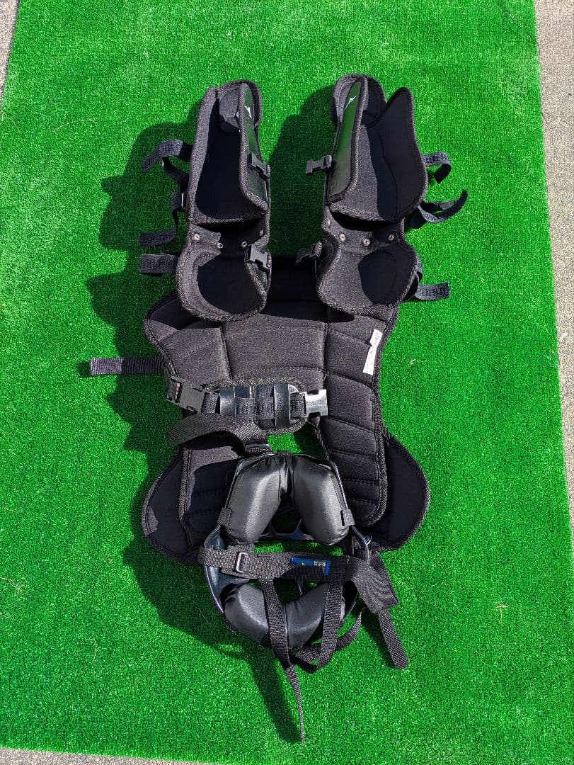 Mizuno キャッチャー用プロテクター JSB.B ブラック　少年用SS