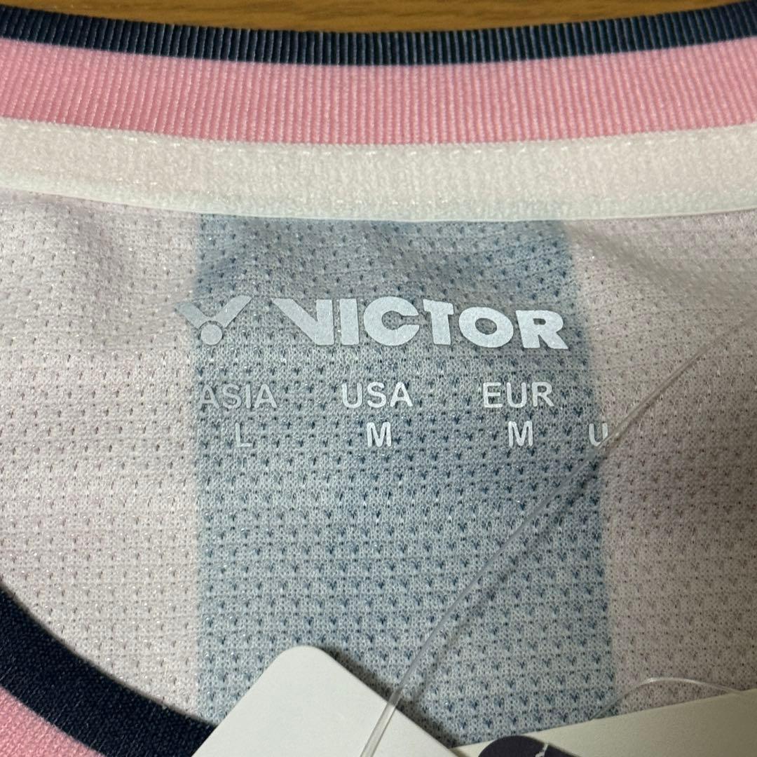 ビクター　バドミントン Tシャツ サイズL アントンセンモデル