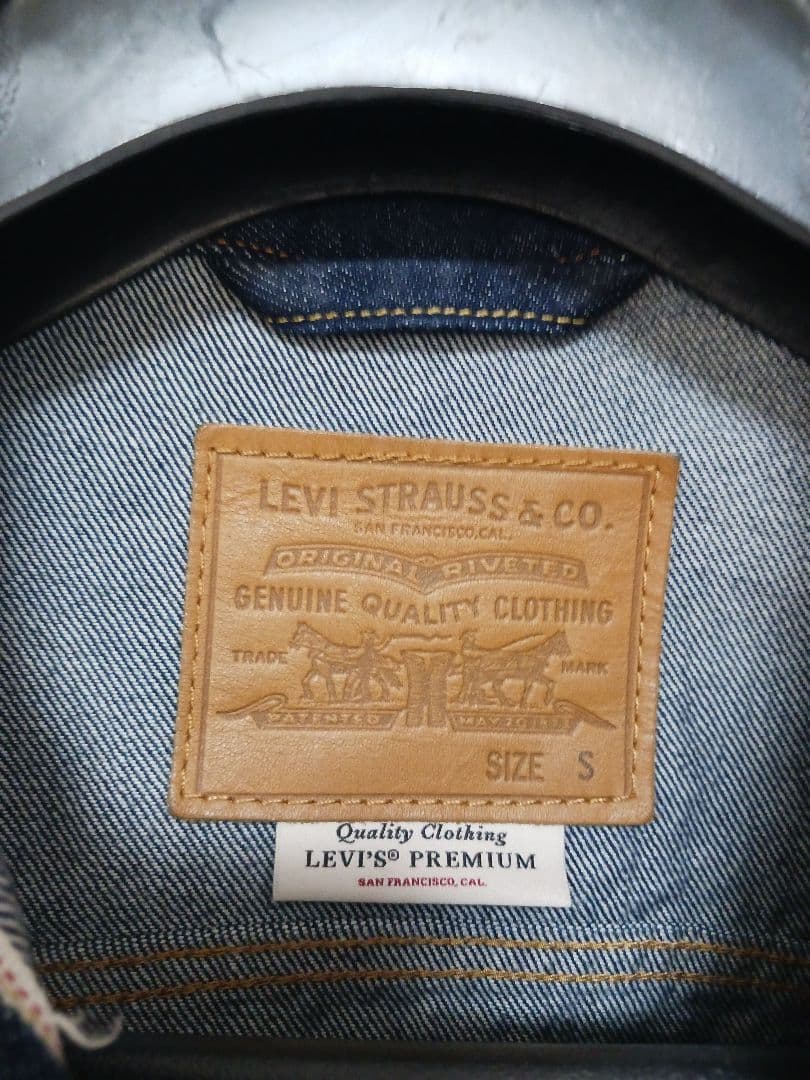 Levi's プレミアム　TYPE1トラッカー　jpサイズM