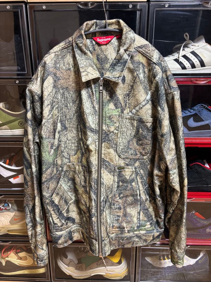 あ*ち様 Supreme Moleskin Work Jacket \"Camo\"