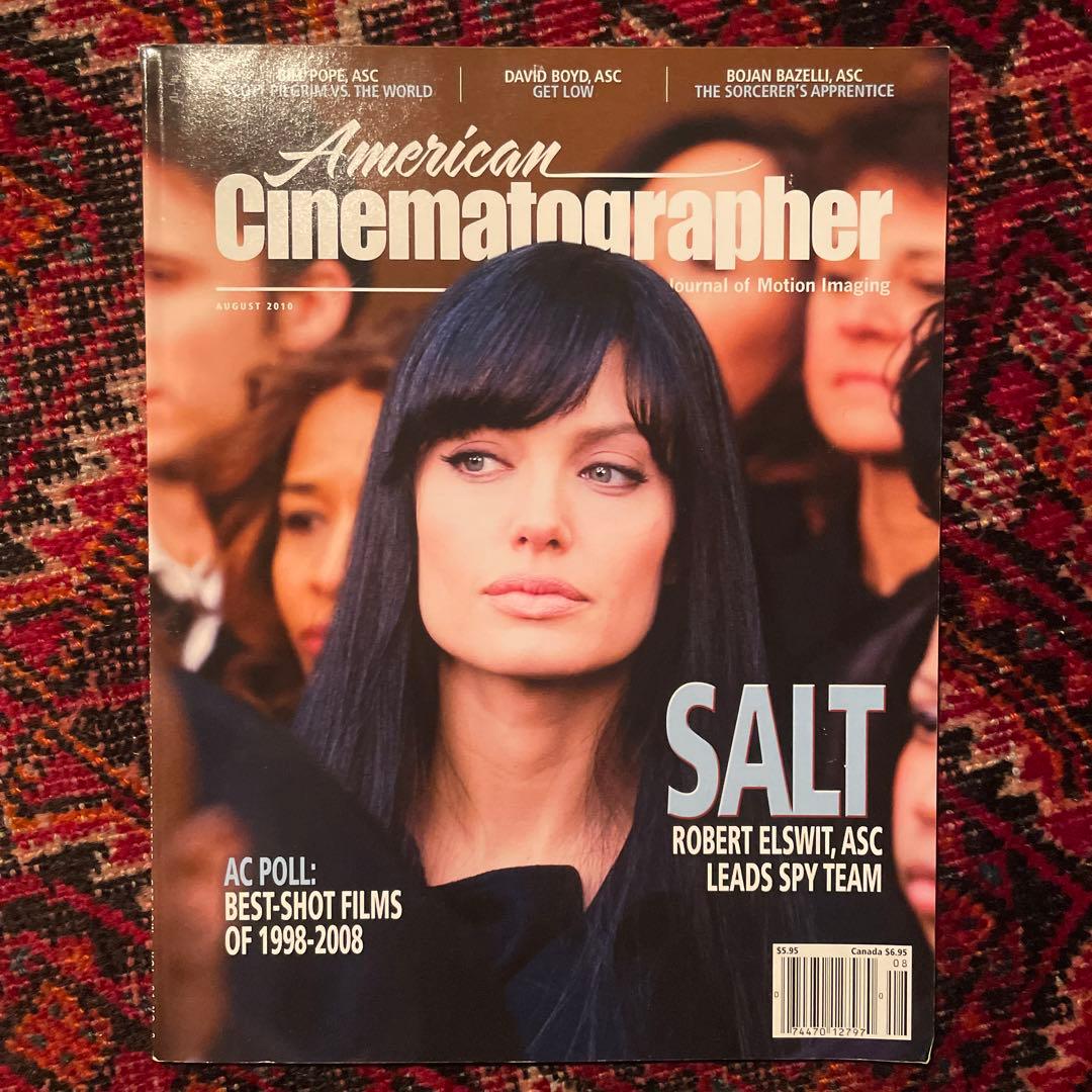アメリカンシネマトグラファー　アンジェリーナ・ジョリー ソルト　映画雑誌