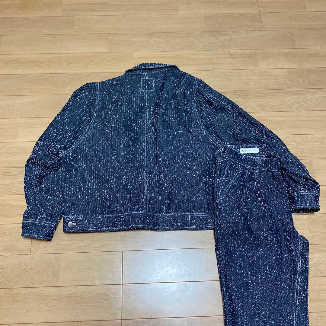 ZARAデニムジャケット パンツ　セットアップ