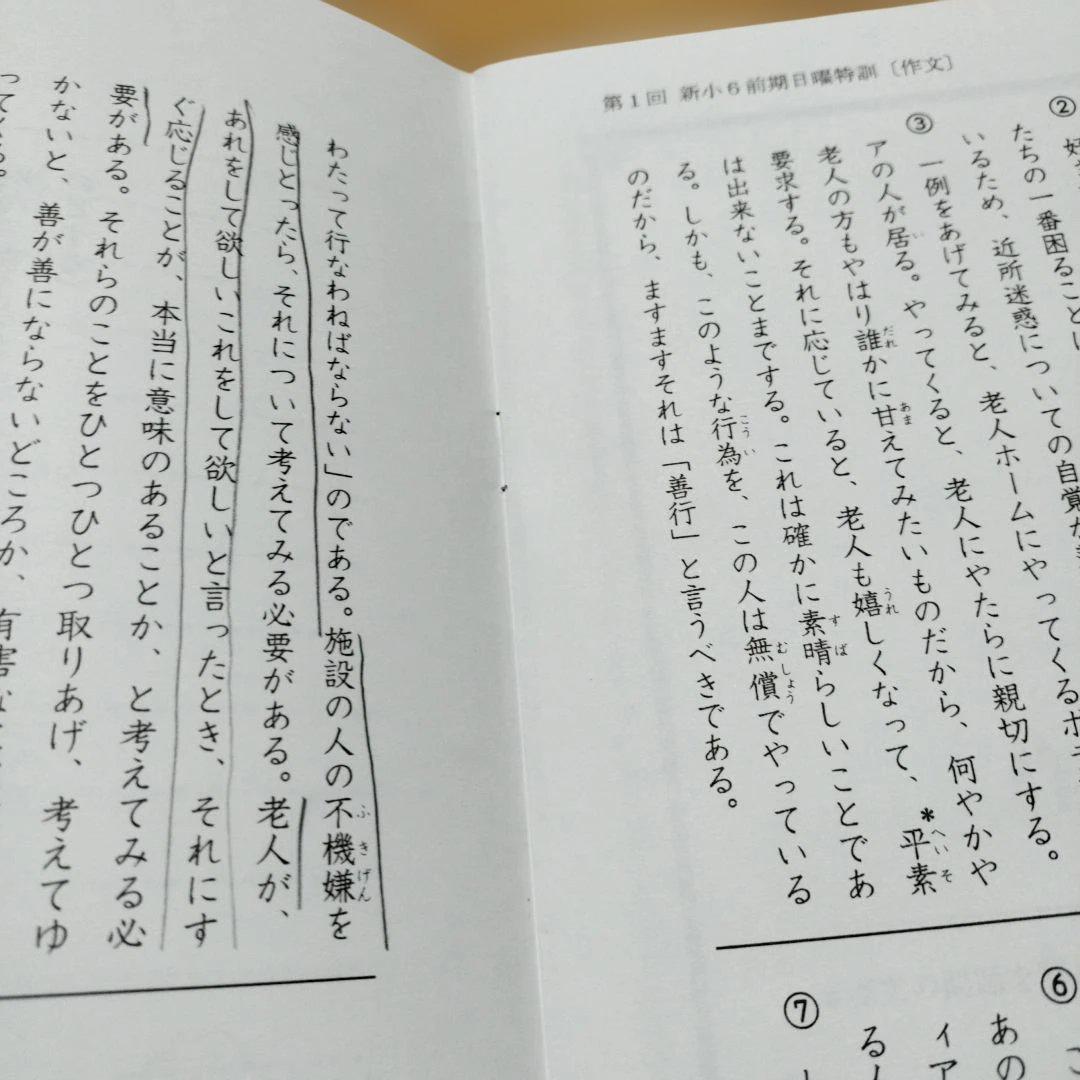 週末セール 最新版 小6 日曜特訓　前期日特 後期日特 直前特訓 三鷹 全31回