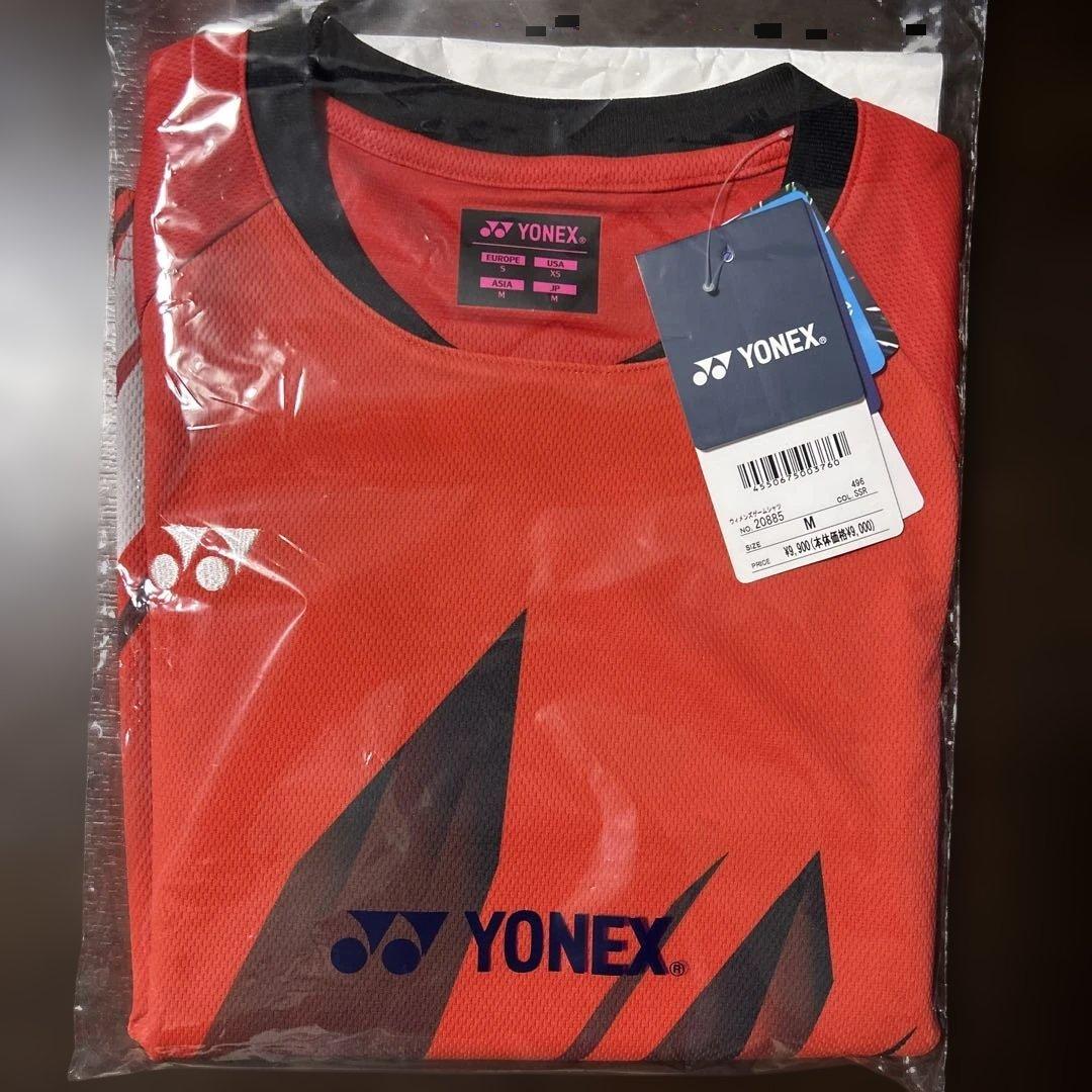 YONEX 赤 バドミントンゲームシャツ20885レディース