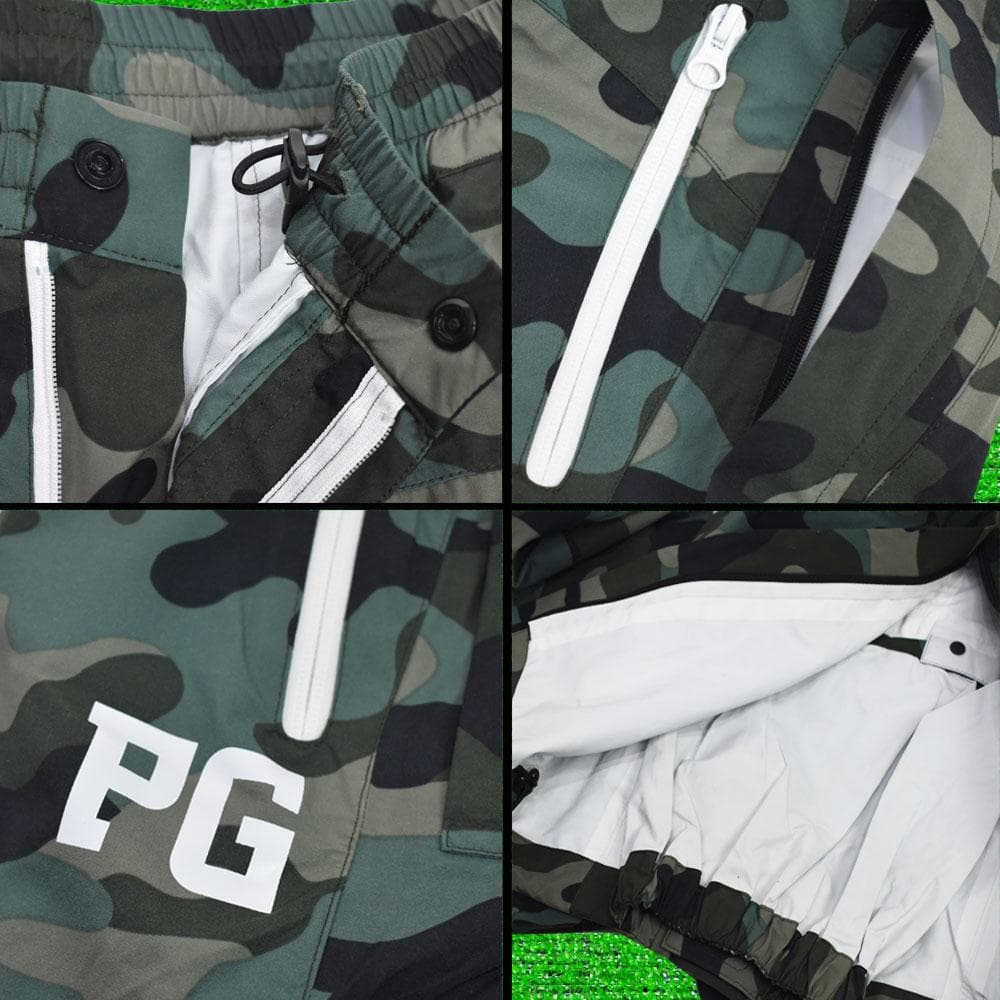 PEARLY GATES パーリーゲイツゴルフ 防風レインスーツ【カモ/５】美品