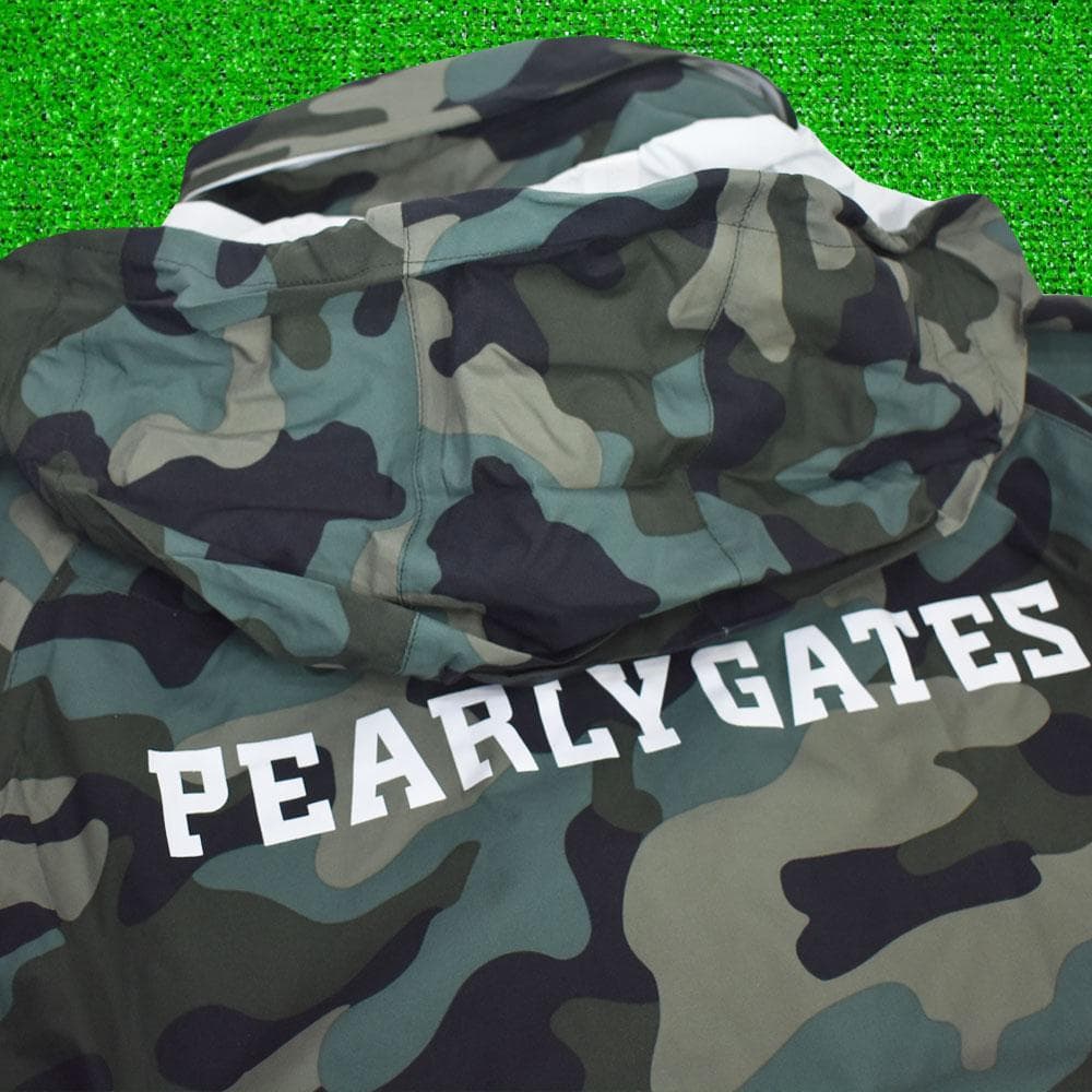 PEARLY GATES パーリーゲイツゴルフ 防風レインスーツ【カモ/５】美品