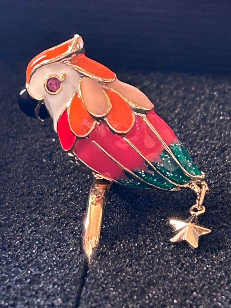 ANNA SUI アナスイ　オウム　指輪　リング　フリーサイズ　16500円