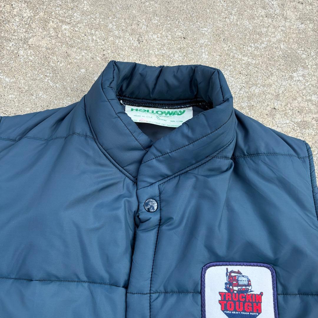 70s80s usa製 FORDwappen company down vest