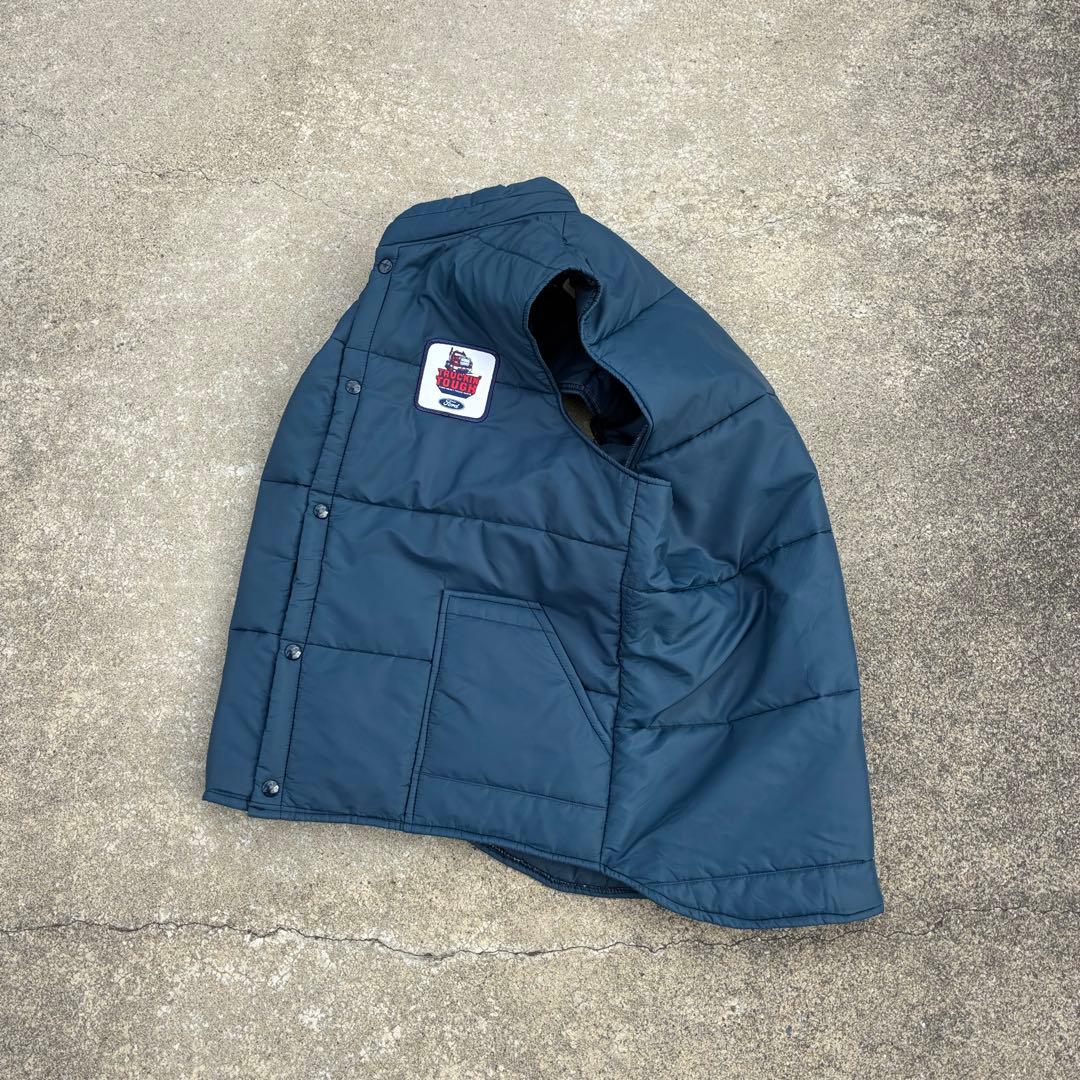 70s80s usa製 FORDwappen company down vest