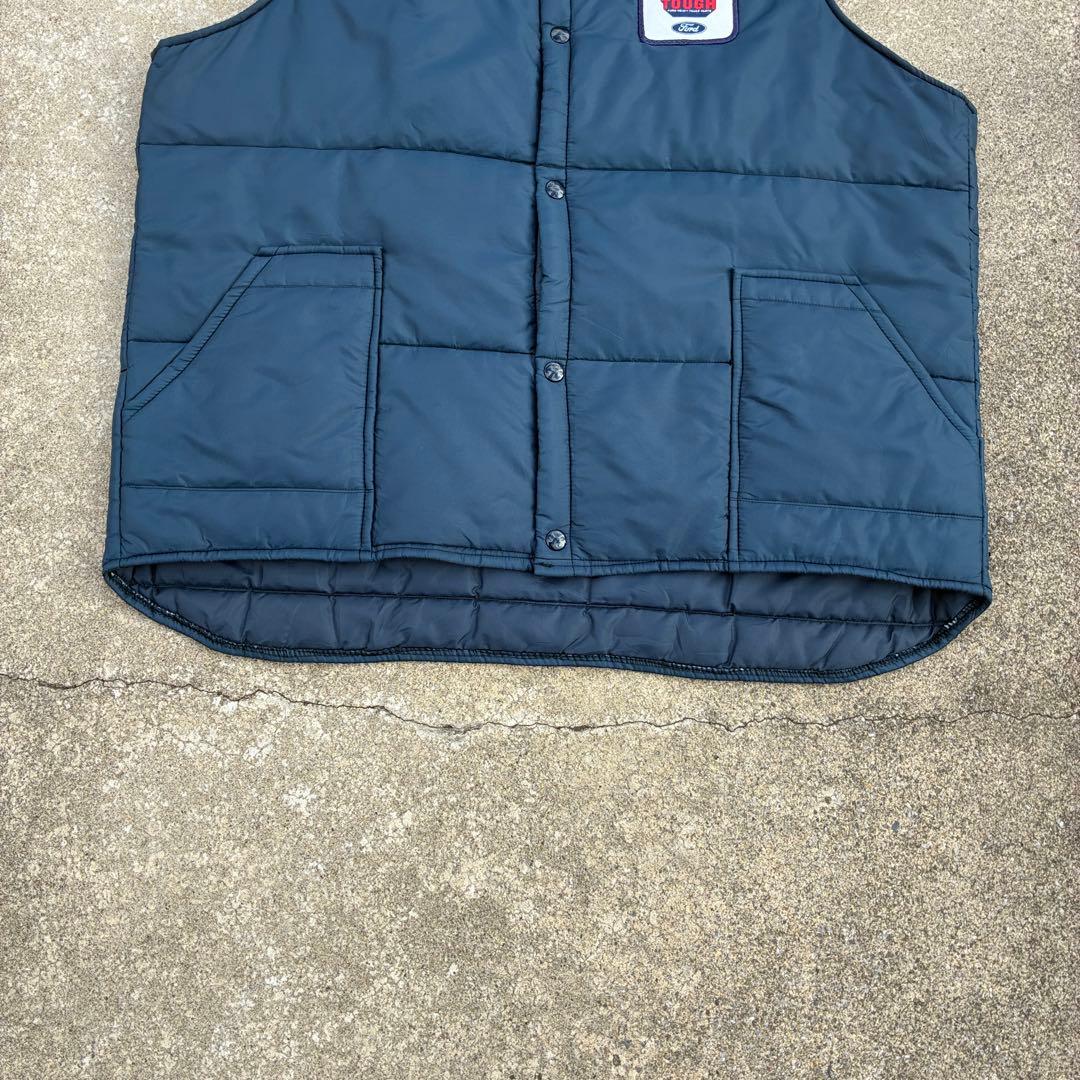 70s80s usa製 FORDwappen company down vest
