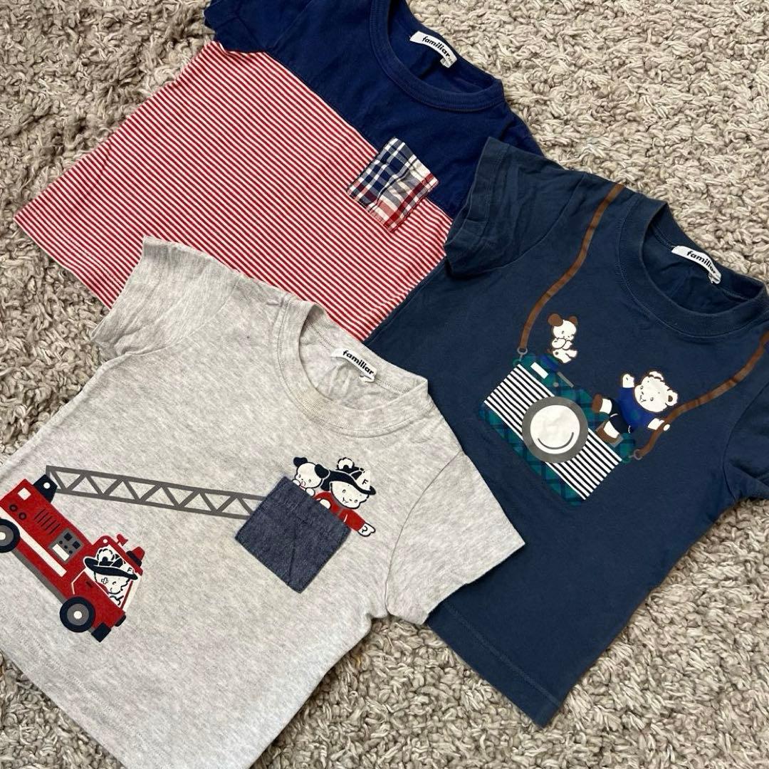 あ*か様 familiar 90cm Tシャツ3枚セット