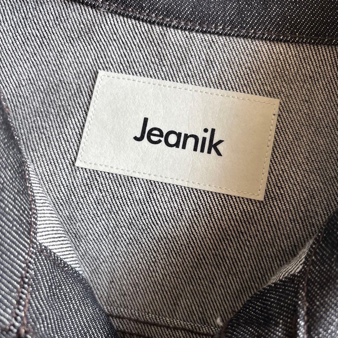 Jeanik ジーニック ブラックデニムジャケット L