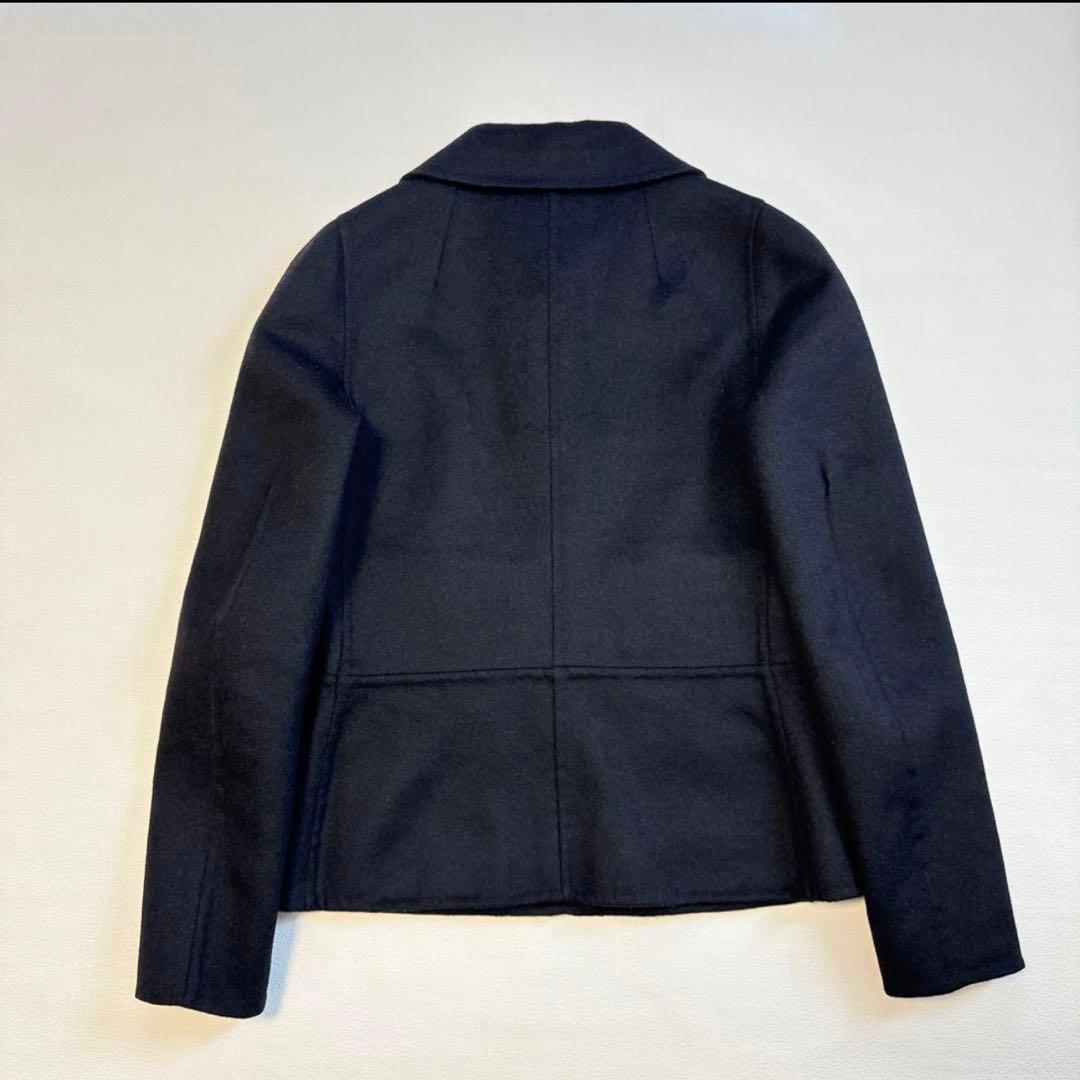 MARNIマルニ　ウール100%一枚仕立て ジャケット　ラウンドカラー　黒36