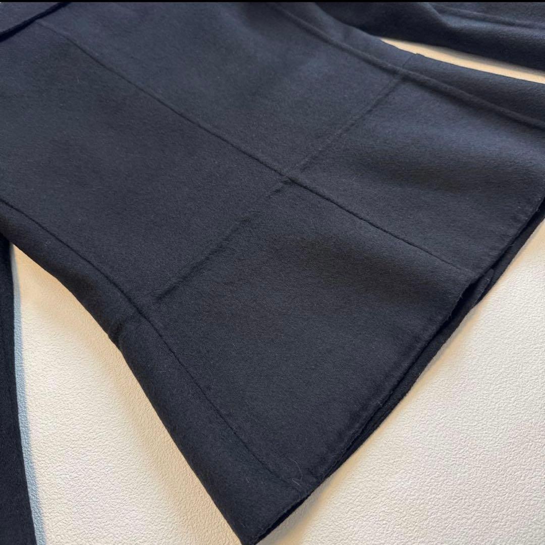 MARNIマルニ　ウール100%一枚仕立て ジャケット　ラウンドカラー　黒36