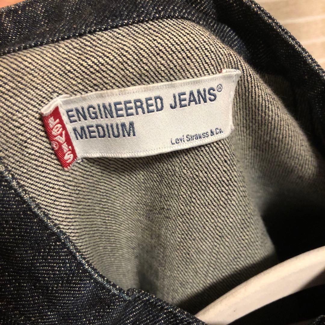 超希少 00s Levis リーバイス デニム シングル ライダースジャケット