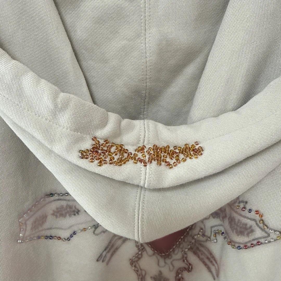 トップス SCULPTOR Beaded Saint Hoodie Zip-Up M