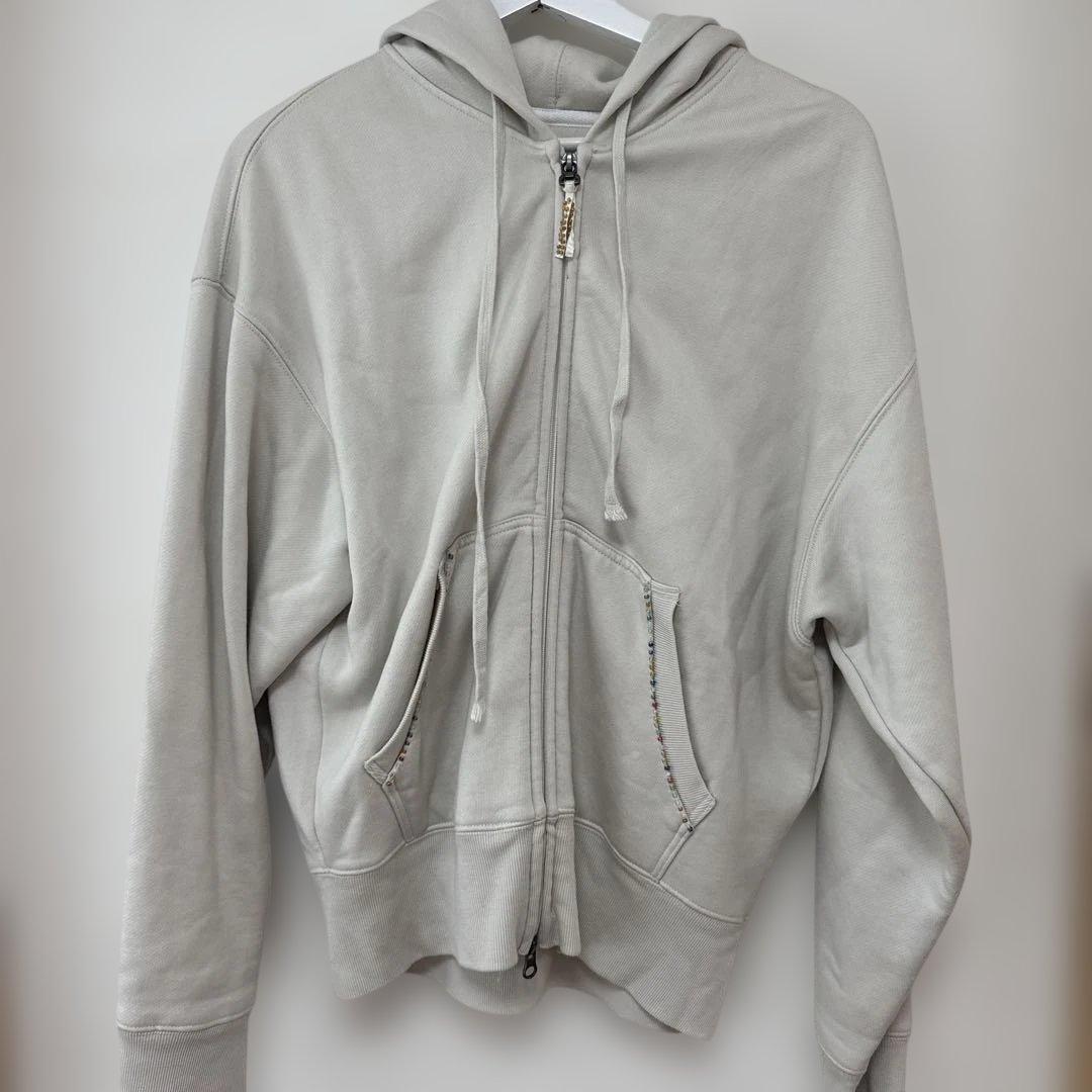 トップス SCULPTOR Beaded Saint Hoodie Zip-Up M