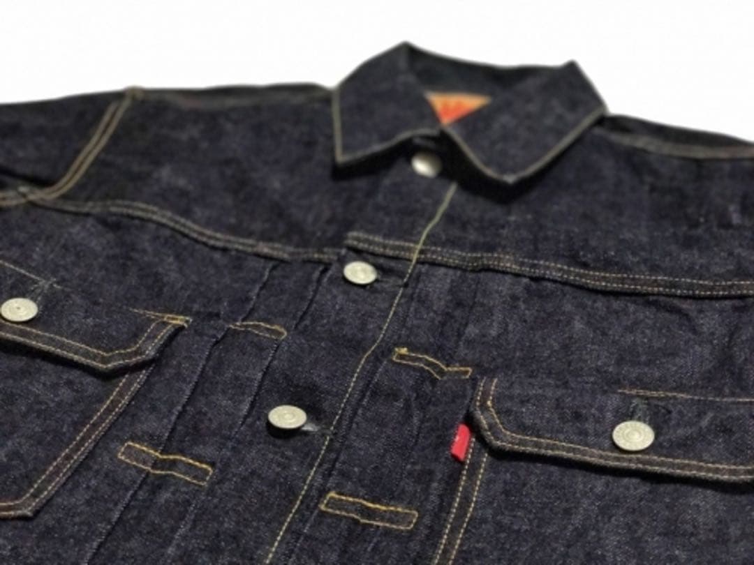 【新品】ヴィンテージスタイル、デニムジャケット36 & デニムパンツセット34