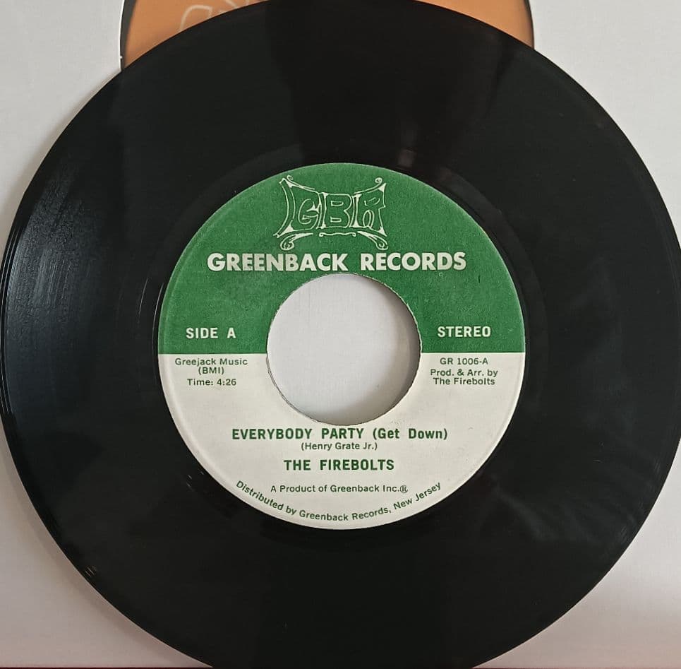 洋楽 the firebolts /everybody party 7inch
