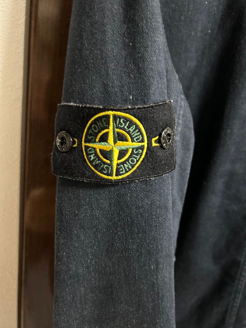 ジャケット・アウター Stone  FORM RESIN TREATED DENIM XL
