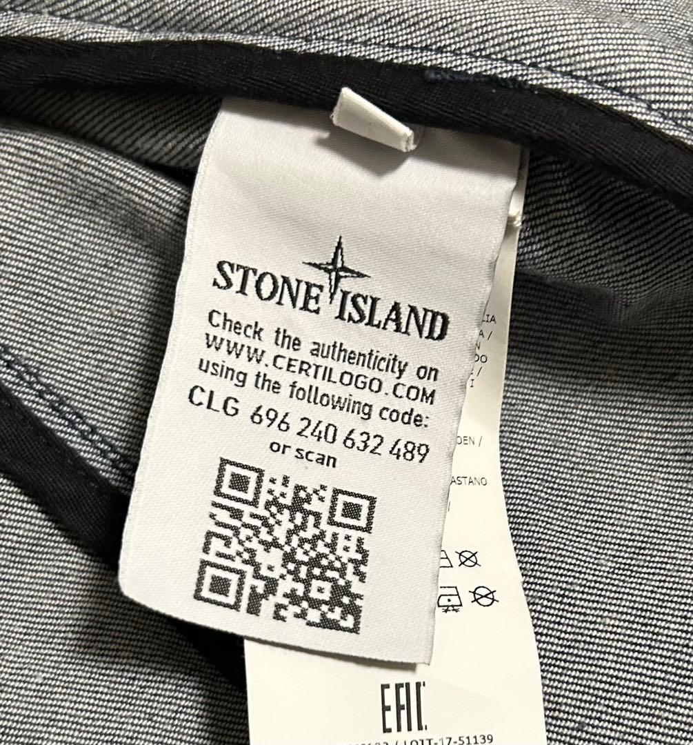 ジャケット・アウター Stone  FORM RESIN TREATED DENIM XL