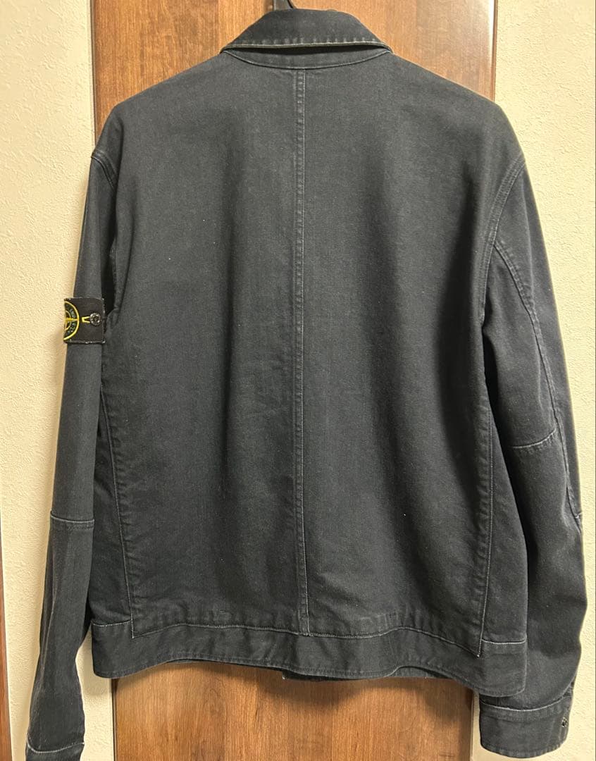 ジャケット・アウター Stone  FORM RESIN TREATED DENIM XL