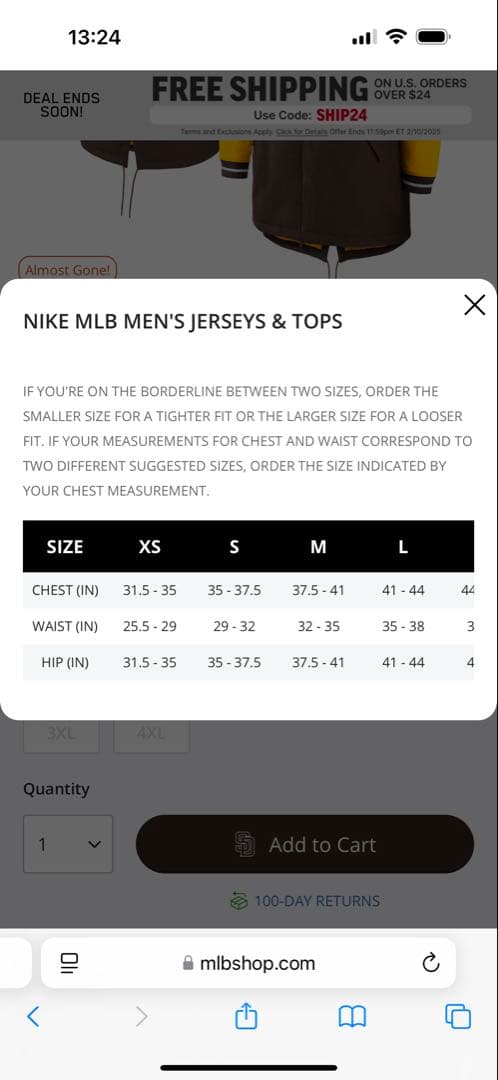 Nike サンディエゴ・パドレス ジャケット