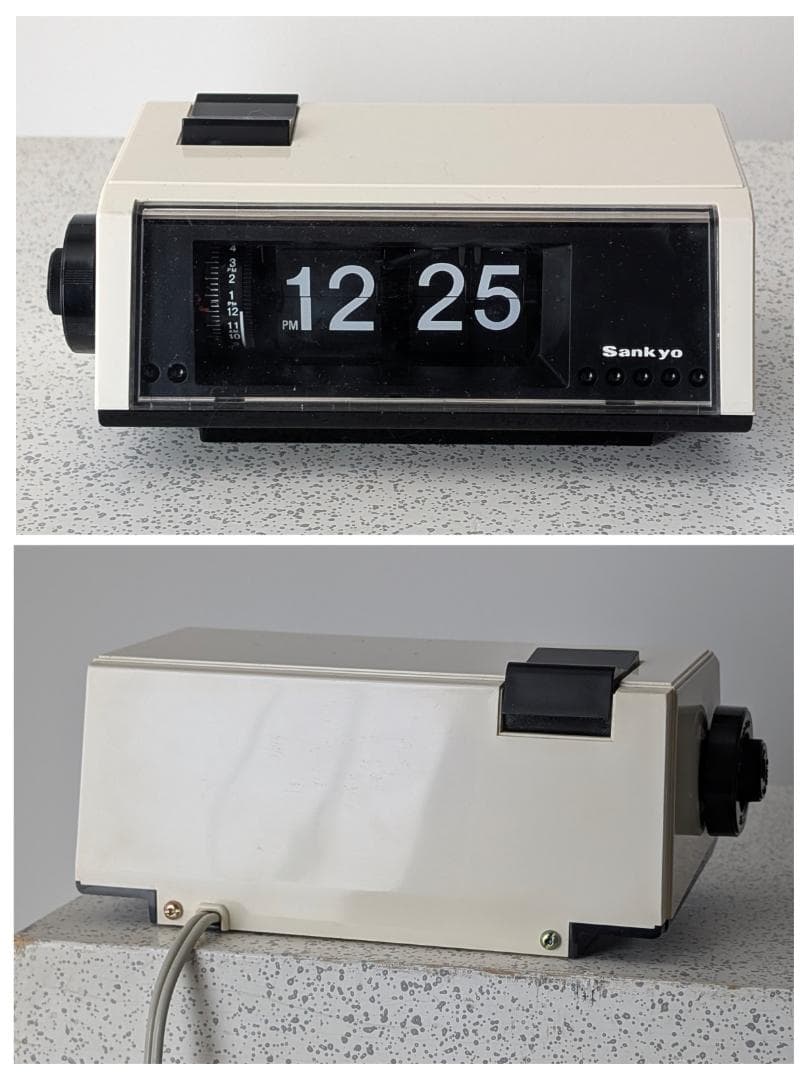 70s ビンテージ Sankyo ザックス フリップ時計 パタパタクロック
