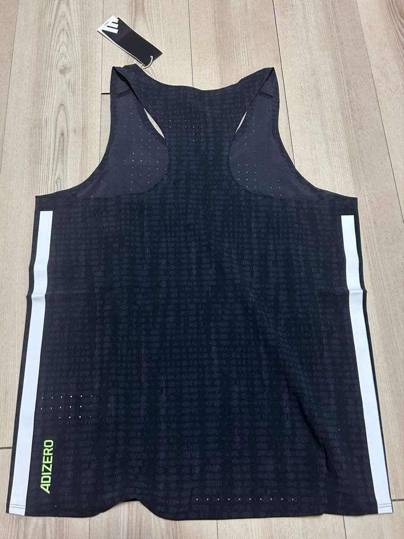adidas adizeroシングレット　M