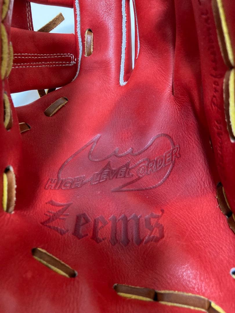 Zeems 軟式用レッドグローブ