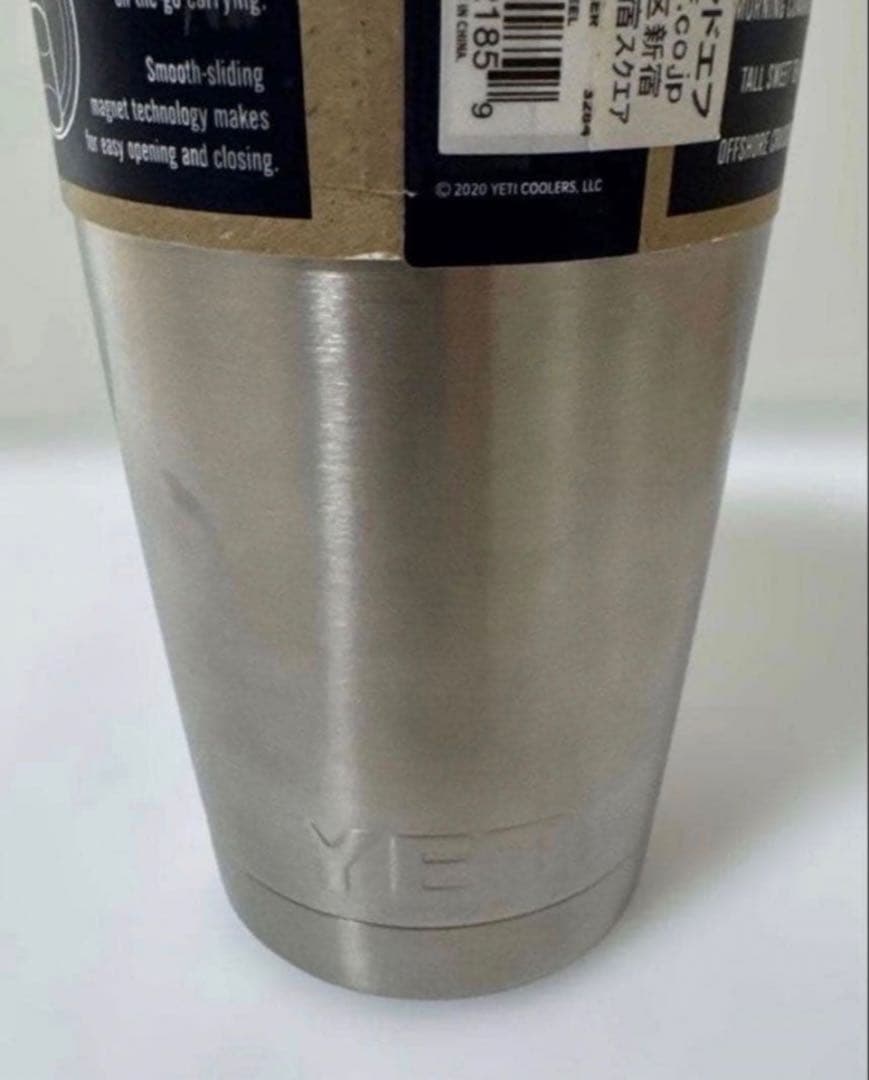 YETI ランブラー 20oz タンブラー シルバー ステンレス