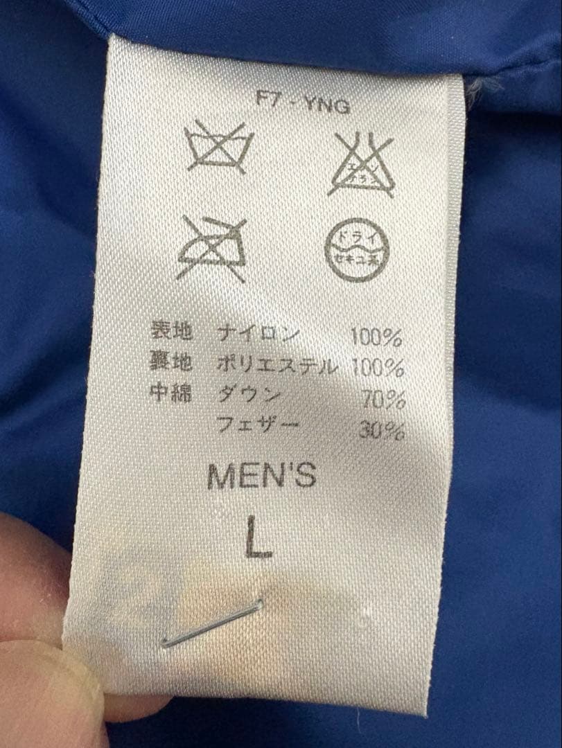 美品 ACG ダウンベスト オレンジ Lサイズ