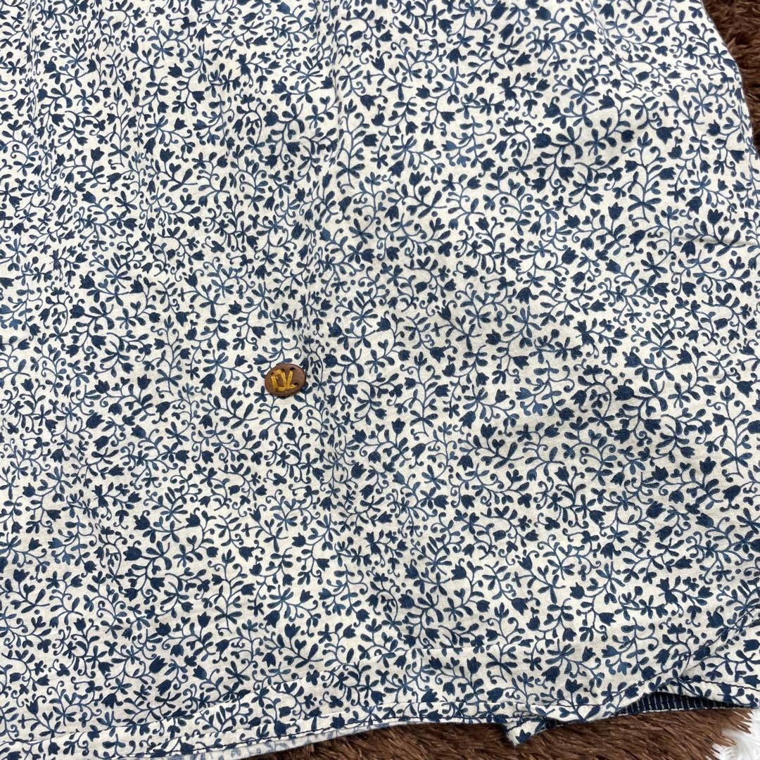 【美品】45R 45rpm フラワータペット シャツ 小花 名作 現行
