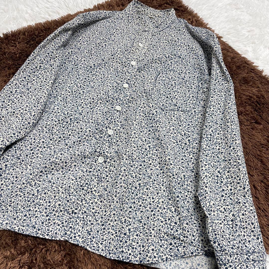 【美品】45R 45rpm フラワータペット シャツ 小花 名作 現行