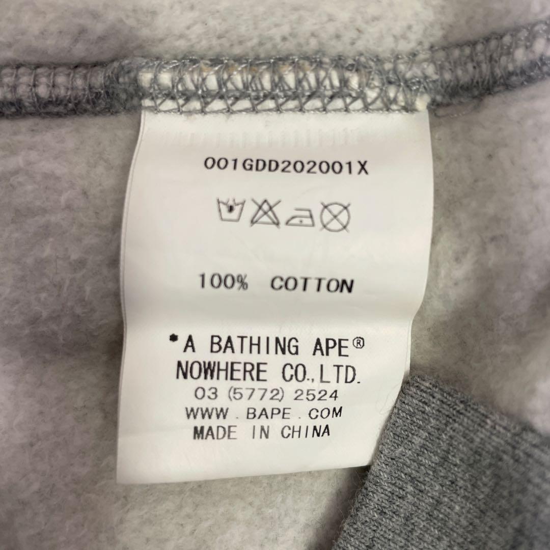 A BATHING APE パーカー バックプリント有り 美品