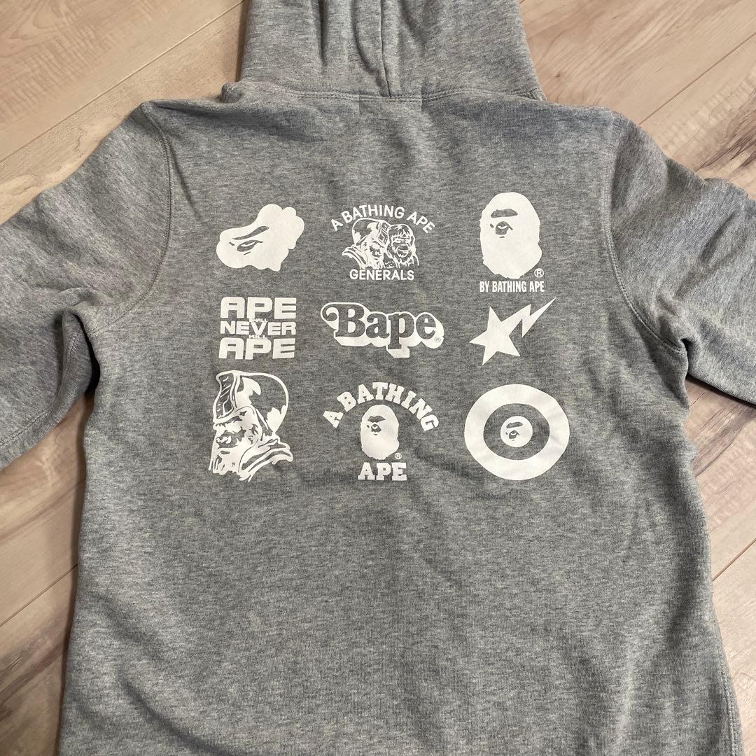A BATHING APE パーカー バックプリント有り 美品