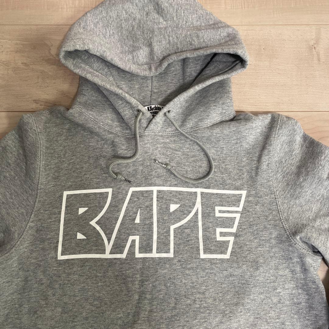 A BATHING APE パーカー バックプリント有り 美品